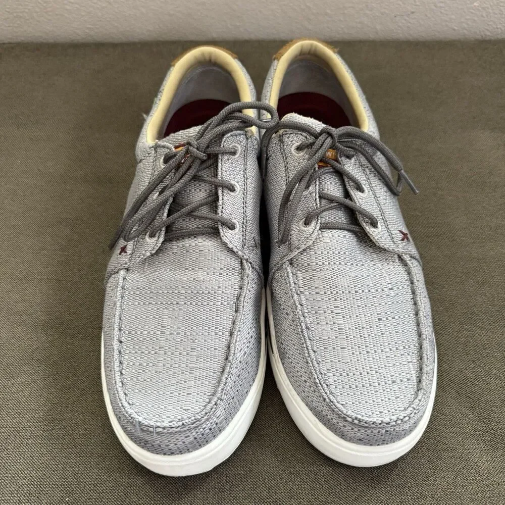 Twisted X Men's Kicks Work Shoes - Nano Composite Toe Light Grey 9W Mcan003